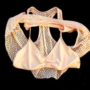 Baby Pink Swimsuit Top Size L